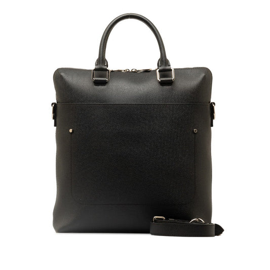 Louis Vuitton 2WAY M30211 Black Leather Men Louis Vuitton 2WAY M30211 Wars Black Leather Men Louis Vuitton