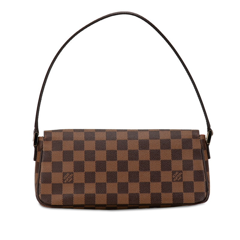 Louis Vuitton Damier Recoleta Handbag N51299 Brown PVC Leather Louis Vuitton
