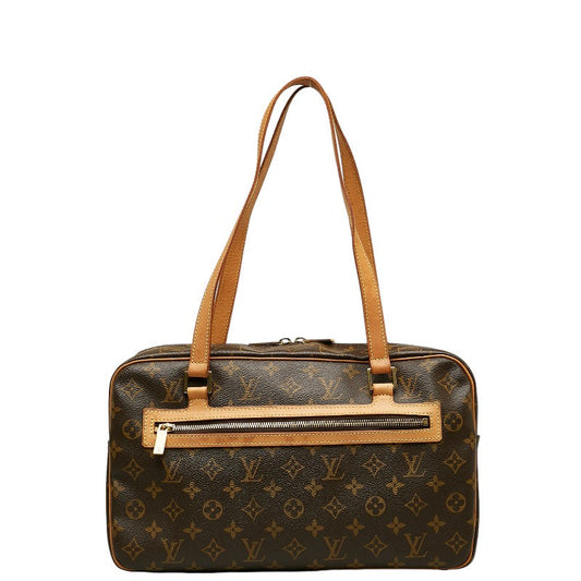 Louis Vuitton Monogram City GM Handbag M51181 Brown PVC Leather Louis Vuitton