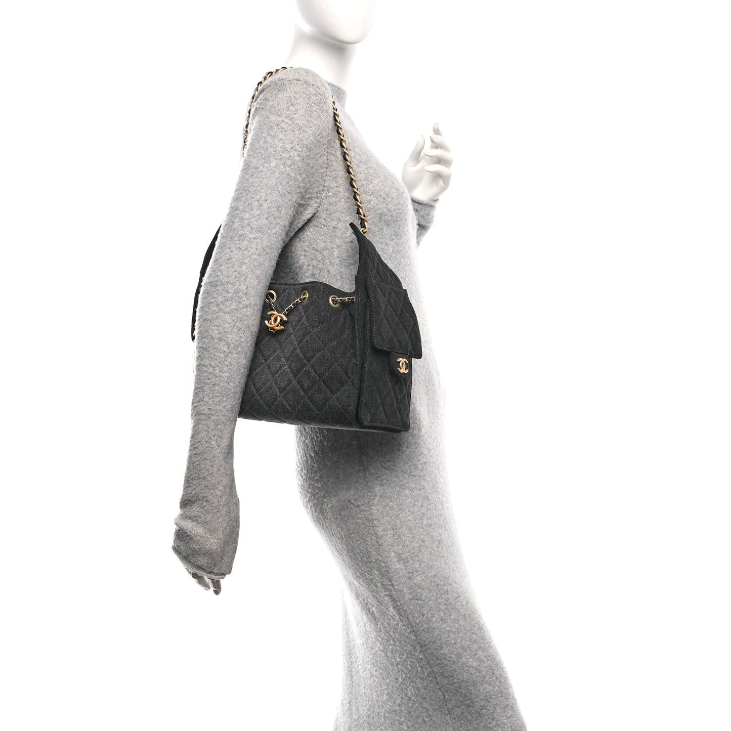 Chanel Washed Quilted Small Chanel 25 Handbag - Rovelle Bags