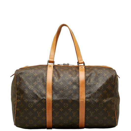Louis Vuitton Monogram Baseball 45 Boston Bag M41624 Brown PVC Leather Louis Vuitton