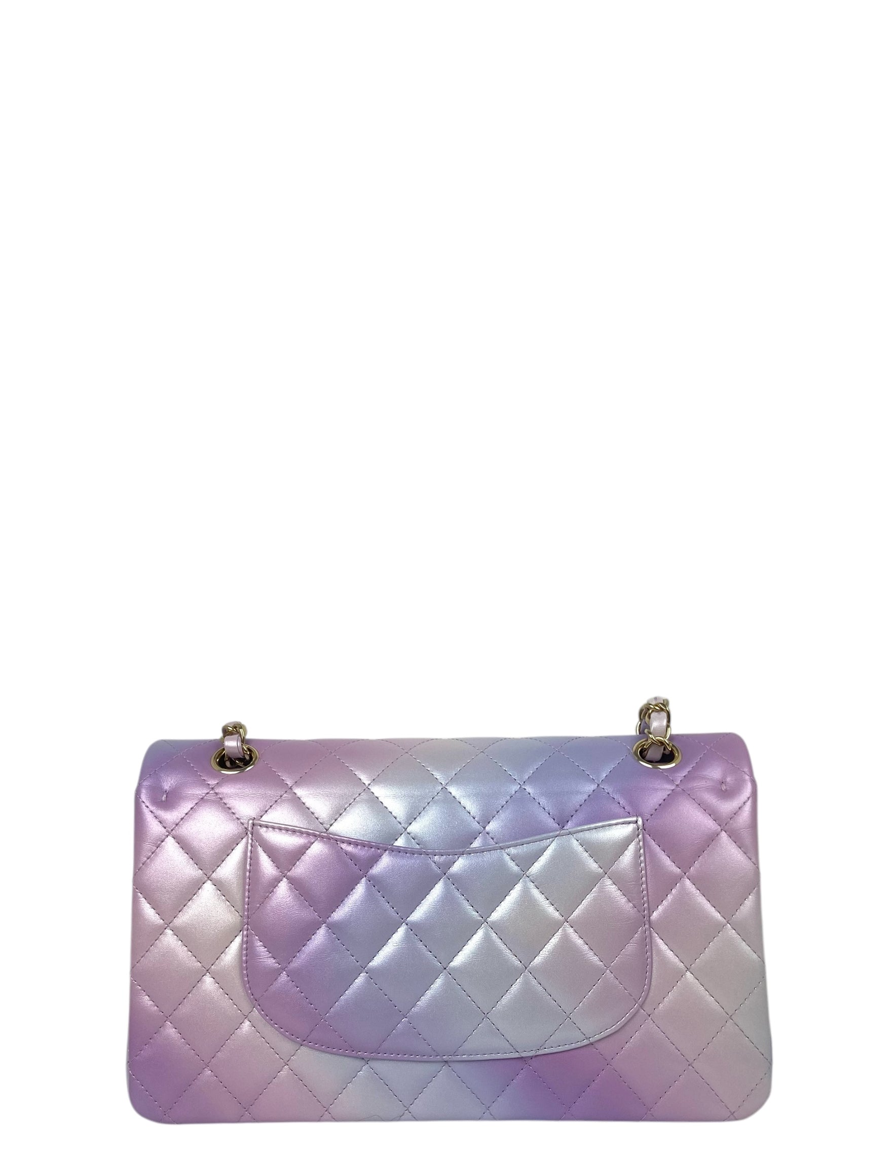 Chanel '24 Lilac Ombre Medium Double Flap Bag - Rovelle Bags