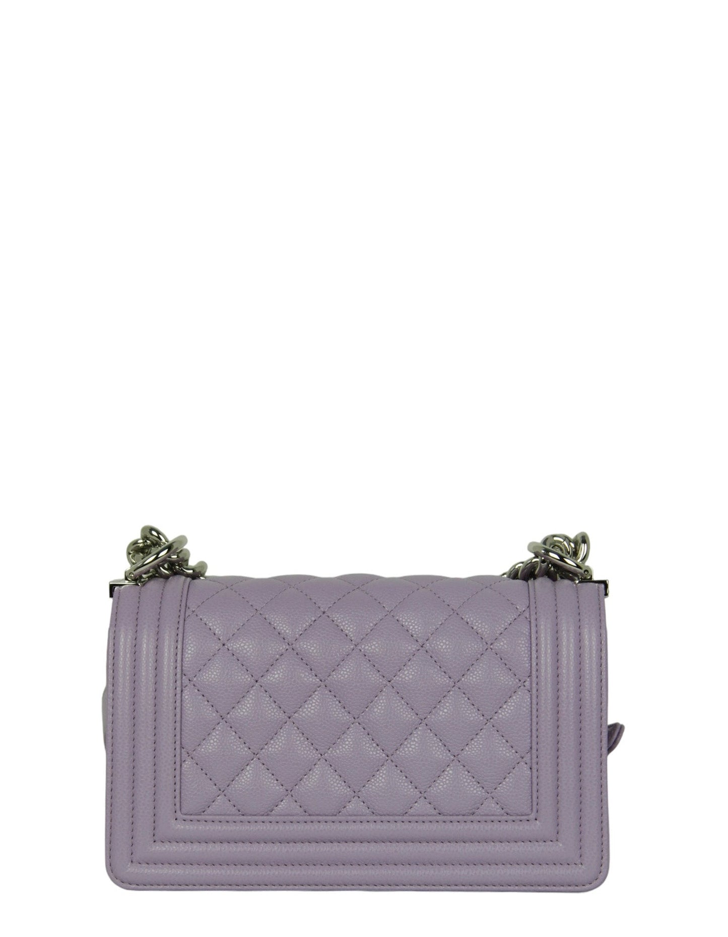 Chanel 2024 Purple Caviar Leather Small Handbag - Rovelle Bags