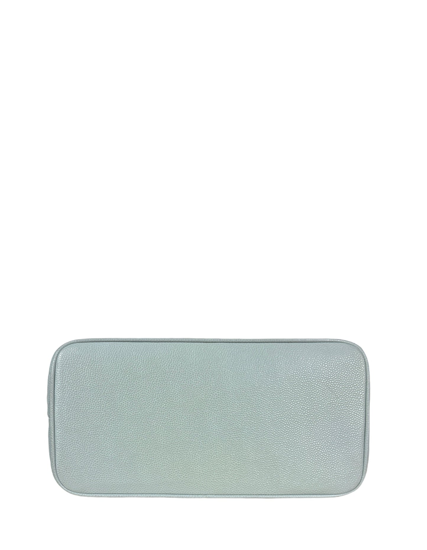 Chanel Light Blue Caviar Leather CC Tote Bag - Rovelle Bags