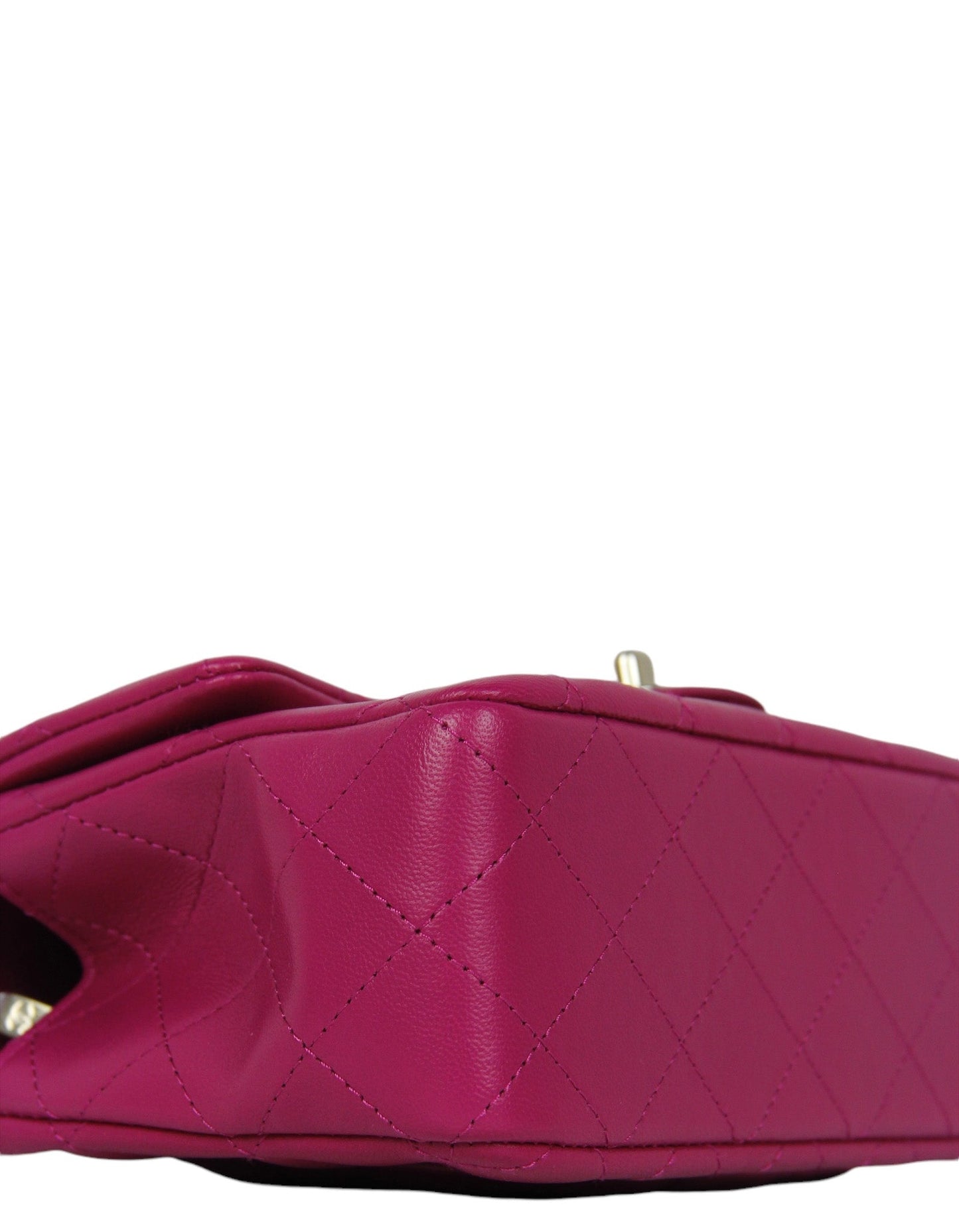 Chanel NWT '24 Fuchsia Lambskin Quilted Flap Bag - Rovelle Bags