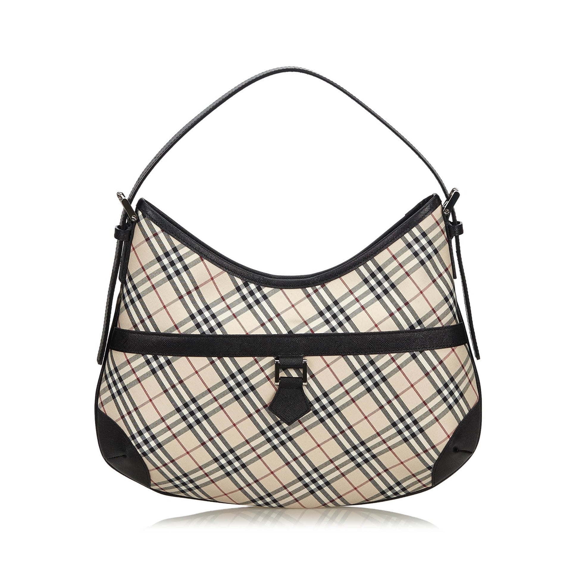 Burberry Fabric Nova Hobo Bag - Rovelle Bags