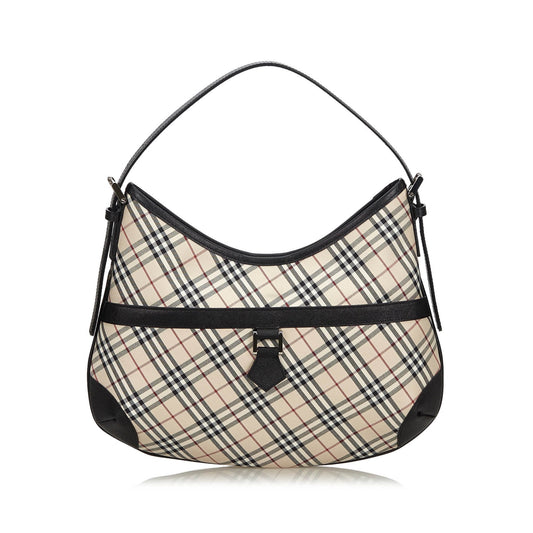 Burberry Fabric Nova Hobo Bag - Rovelle Bags