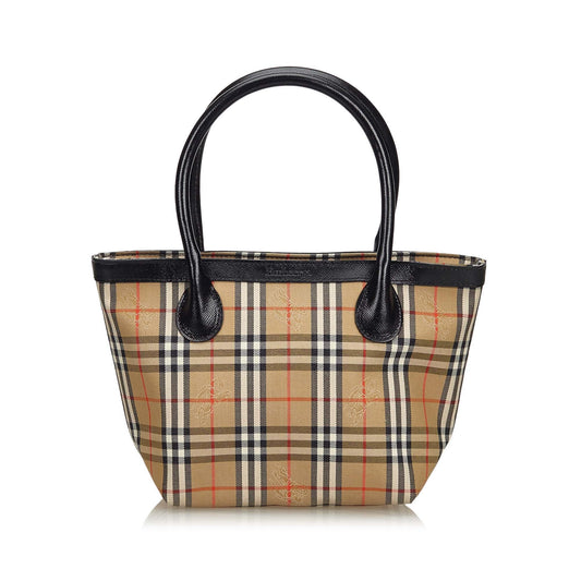 Burberry Check Handbag - Rovelle Bags