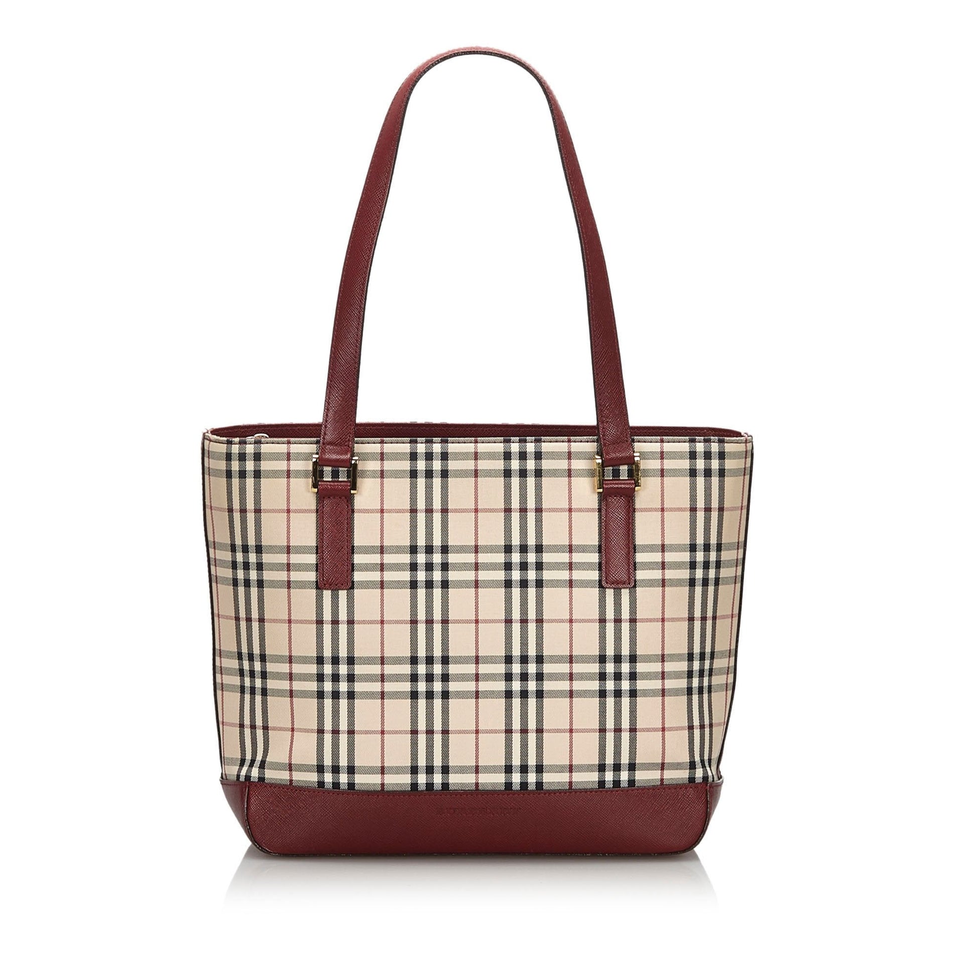 Burberry Check Tote - Rovelle Bags