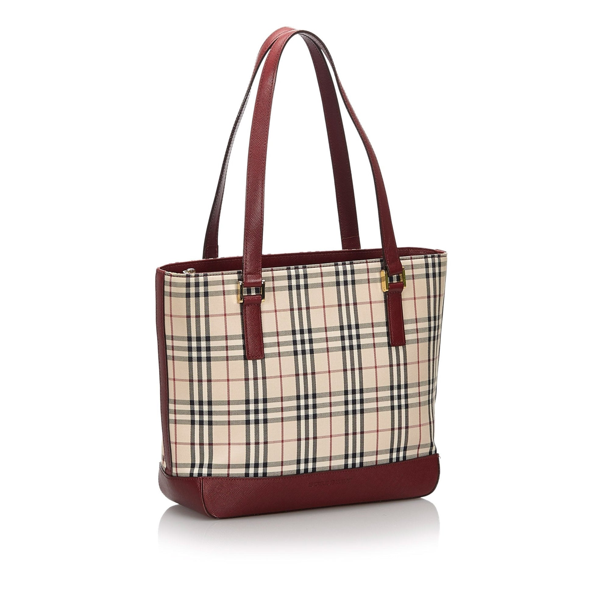 Burberry Check Tote - Rovelle Bags