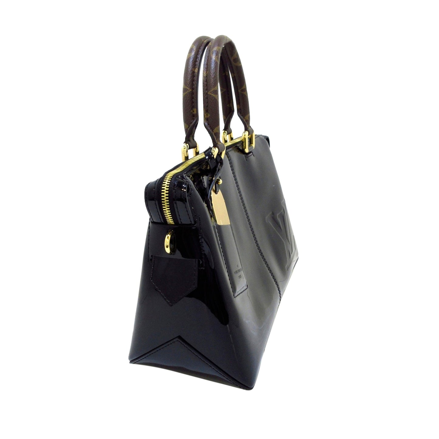 Louis Vuitton Miroir Handbag Black Vernis