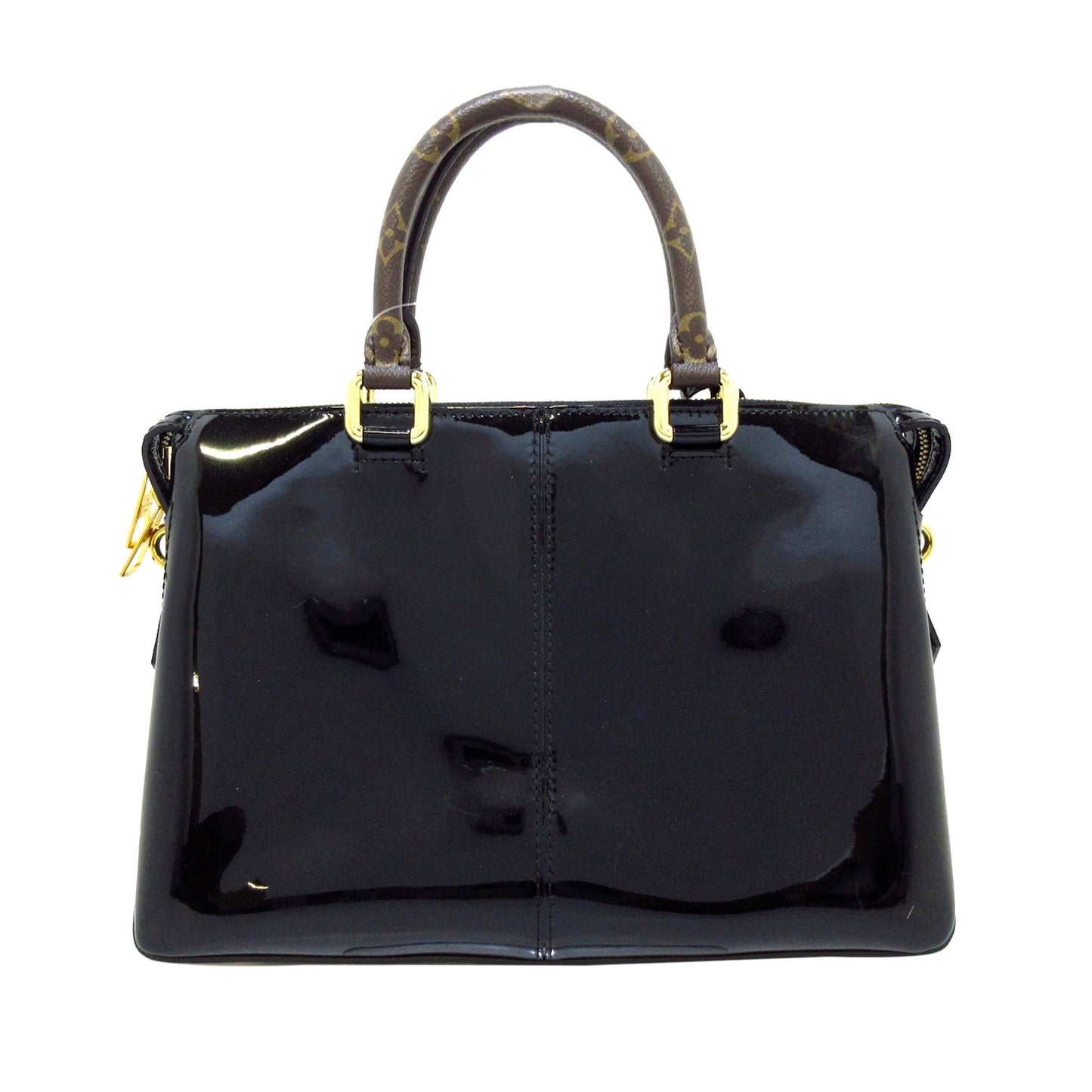 Louis Vuitton Miroir Handbag Black Vernis