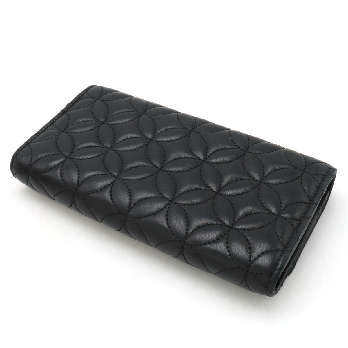 Louis Vuitton Louis Vuitton Portfolio Capsicum Flower Two Folded Wallet Ramsin Leather Noir Black M68590