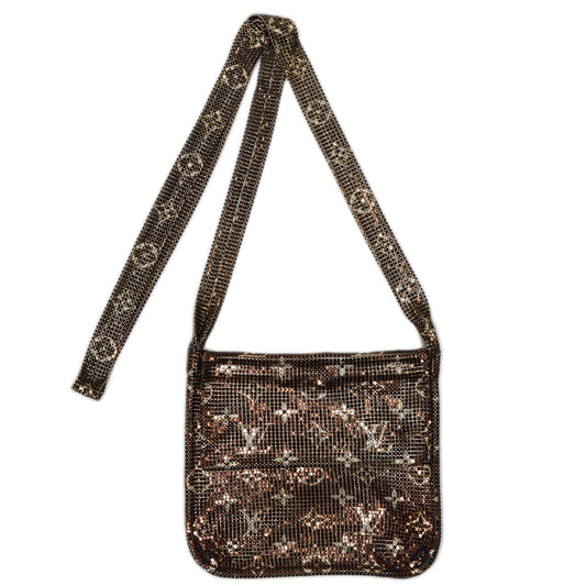 Louis Vuitton Bronze Monogram Mesh Francis Shoulder Bag M92288