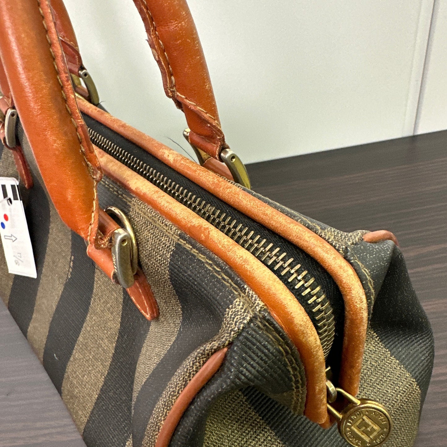 Fendi | Bags | Fendi Pequin Boston Bag Coated Canvas Medium LB118111