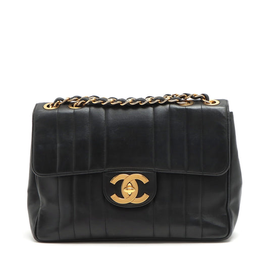 Chanel Deca Mademoiselle Single Flap Double Flap Bag - Rovelle Bags