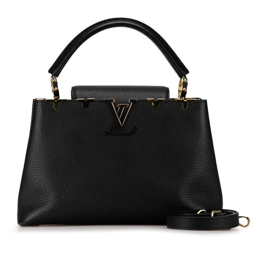 Louis Vuitton MM Handbag 2WAY M54663 Black G Leather Louis Vuitton