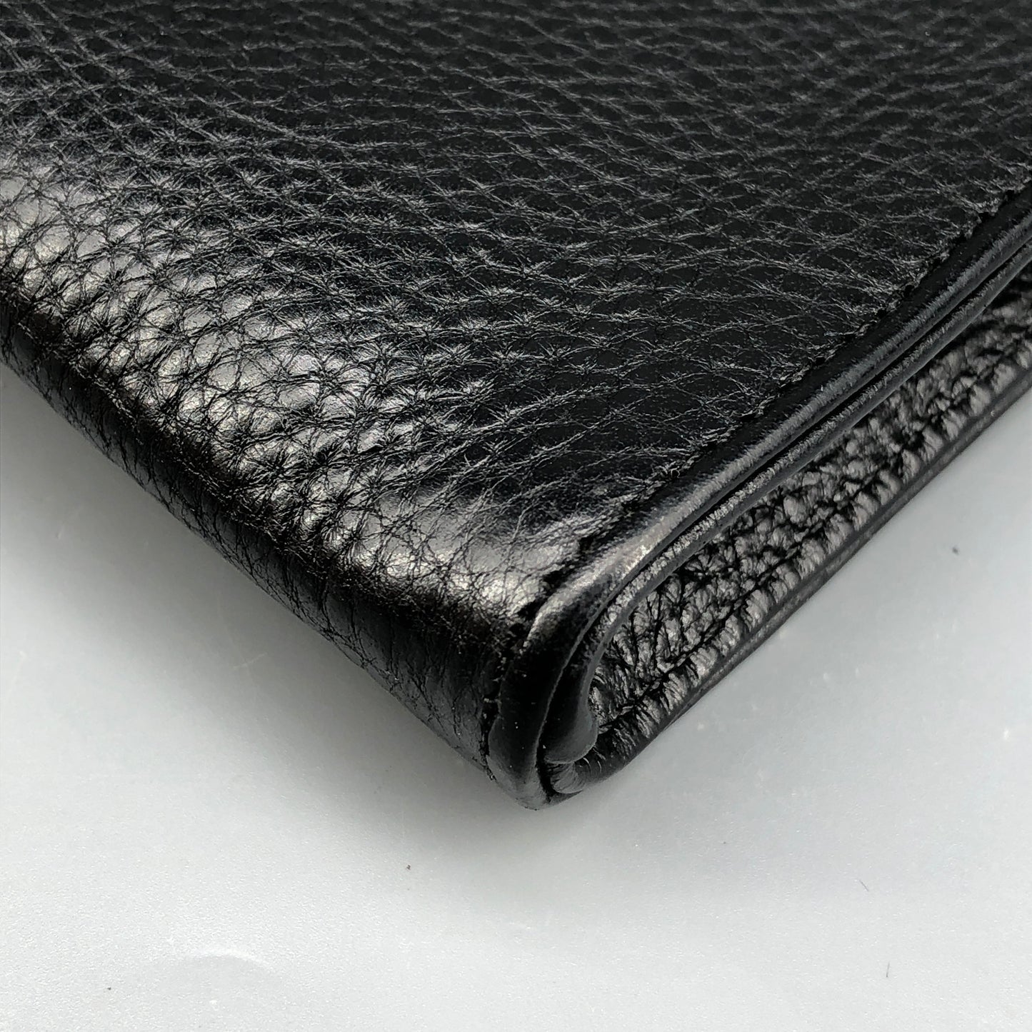 Chrome Hearts Cross Logo Leather Crossbody Bag Black