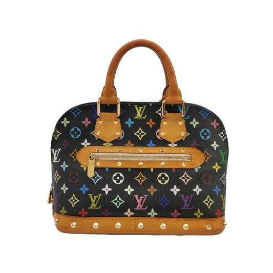 Louis Vuitton x Takashi Murakami Alma Small Black Multicolor