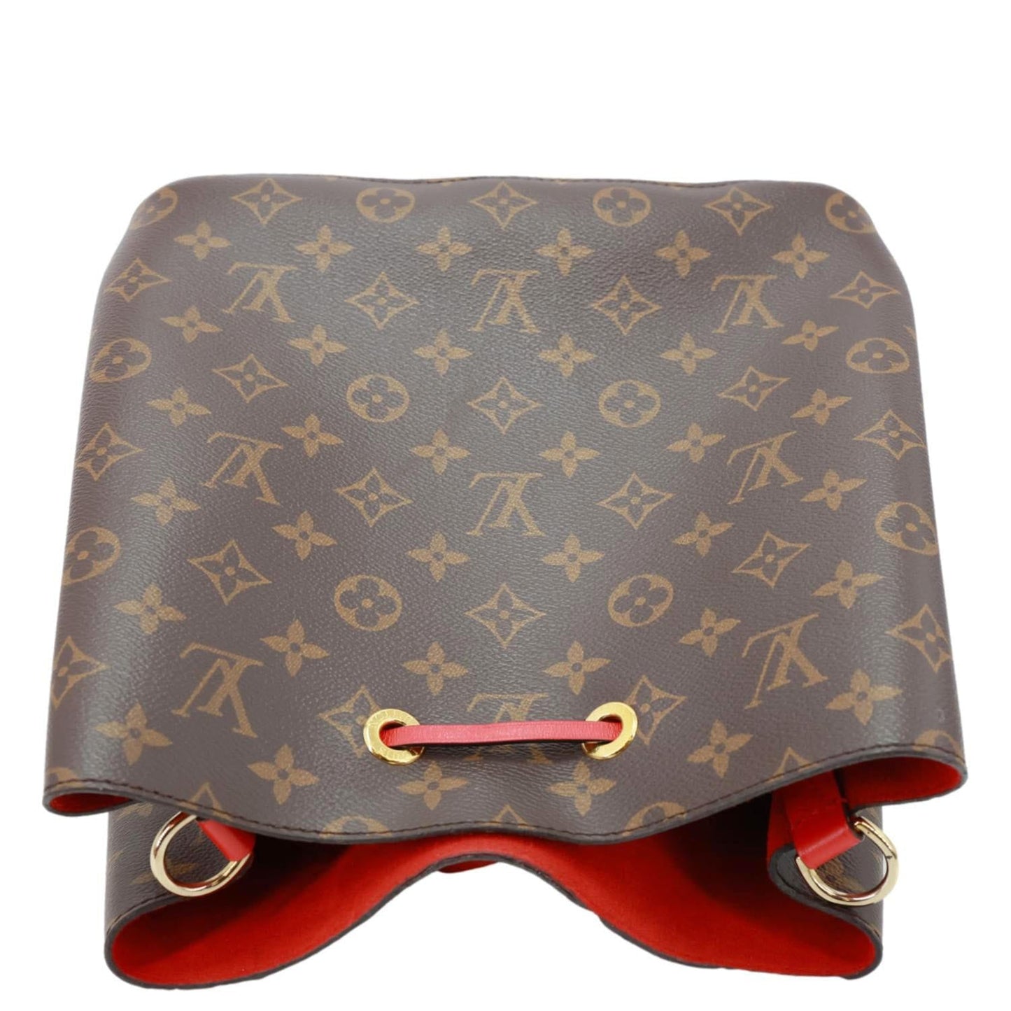 LOUIS VUITTON Neonoe MM Giant Monogram Canvas Bucket Shoulder Bag Brown