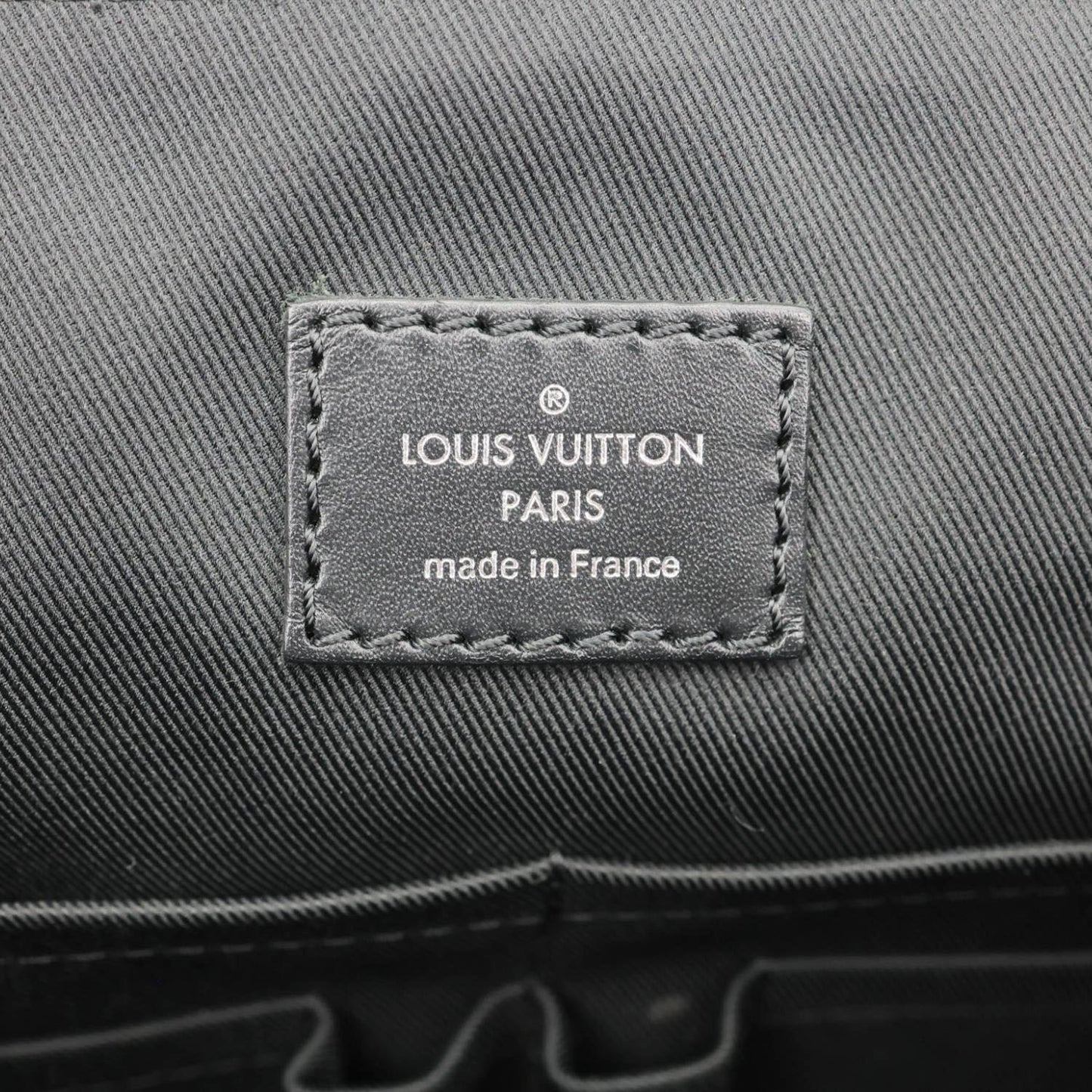 LOUIS VUITTON Christopher Monogram Macassar Messenger Bag Black