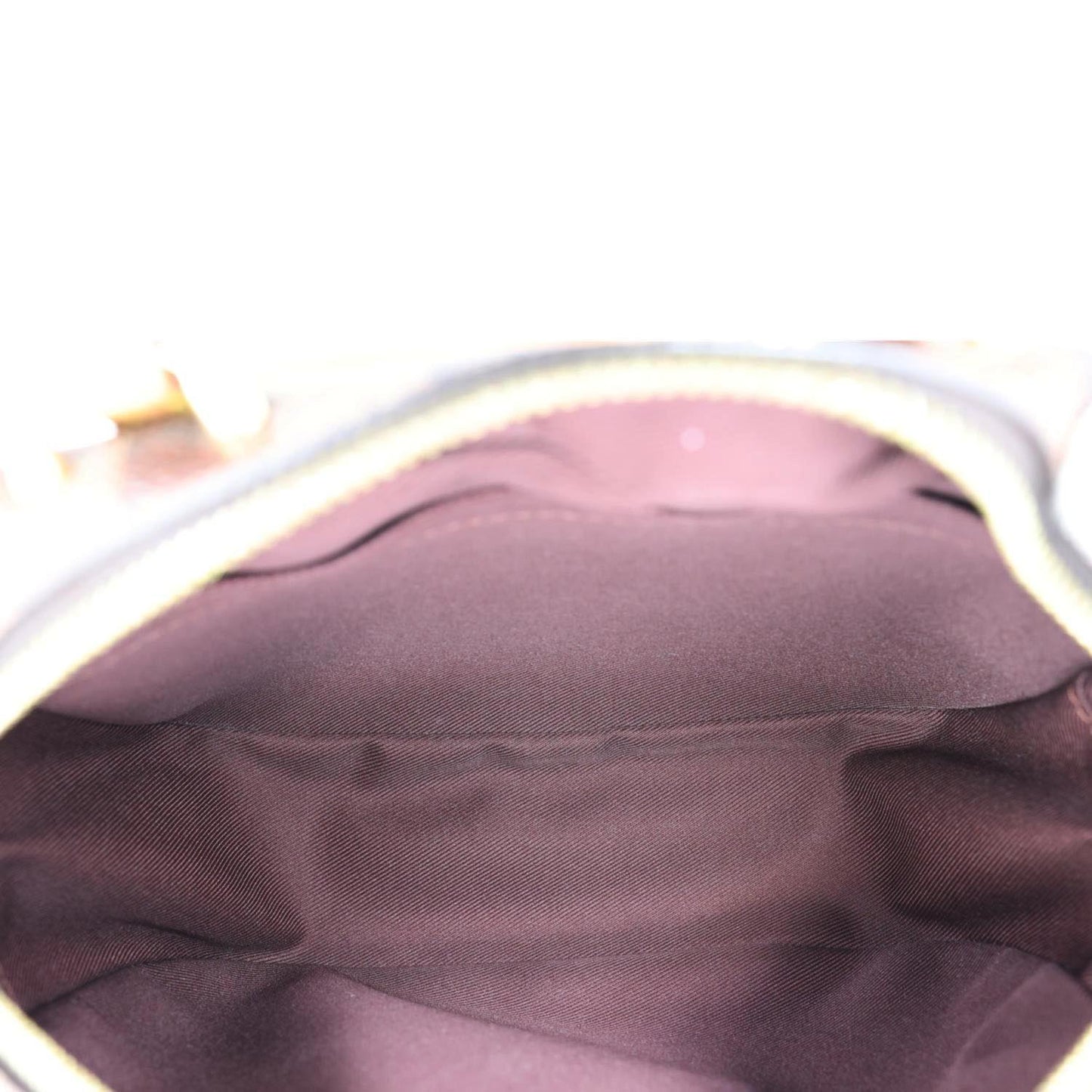 LOUIS VUITTON Valisette Souple BB Damier Ebene Shoulder Bag Brown
