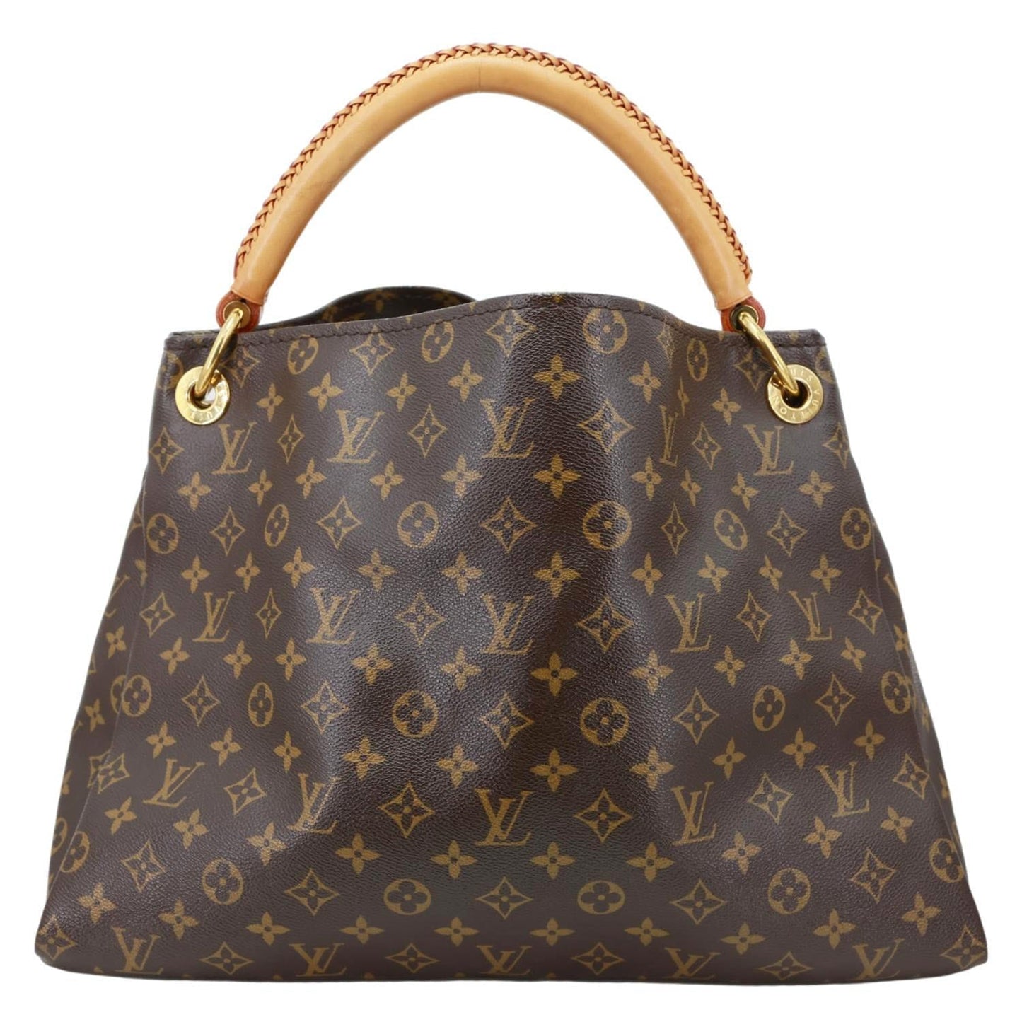 LOUIS VUITTON Artsy MM Monogram Canvas Hobo Shoulder Bag Brown