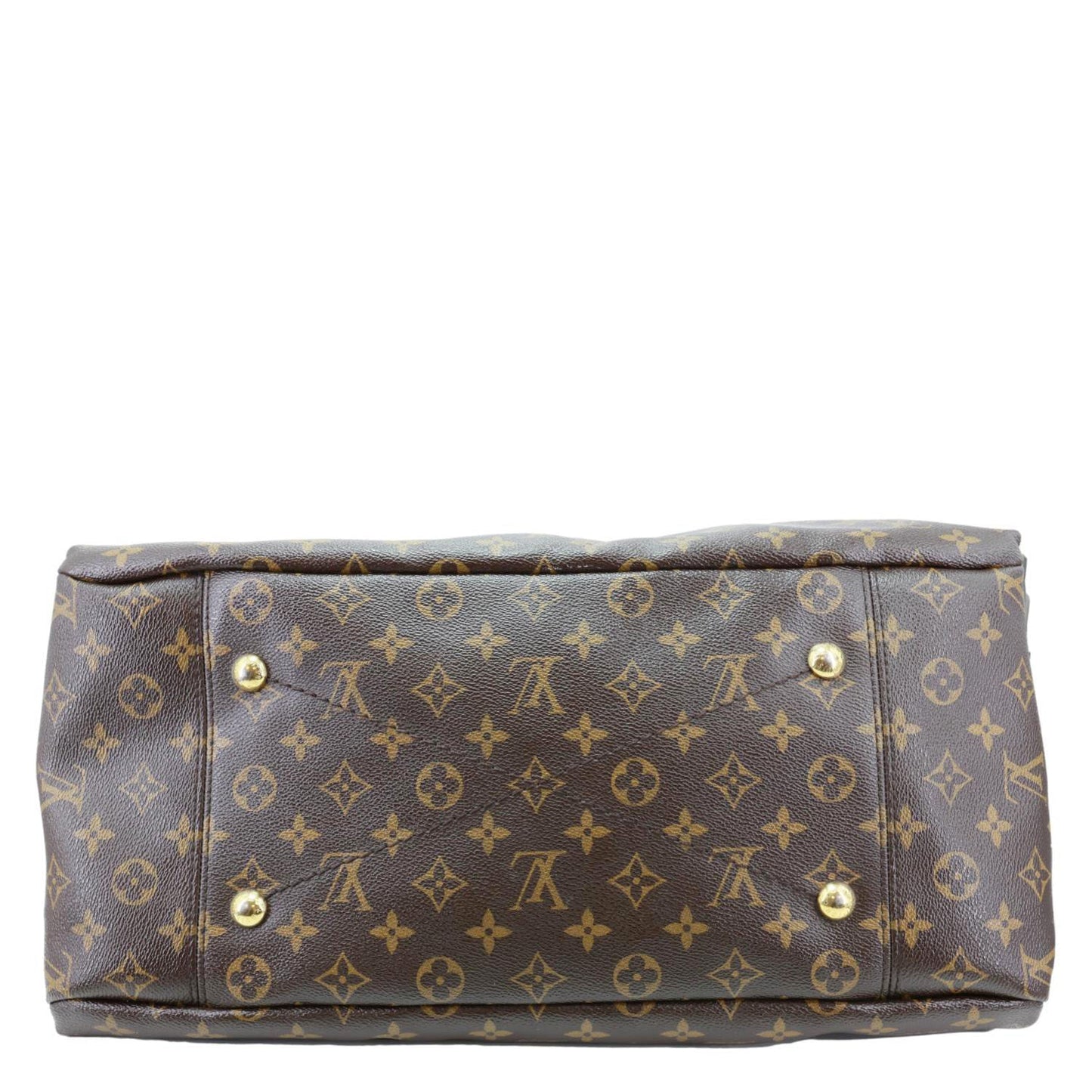 LOUIS VUITTON Artsy MM Monogram Canvas Hobo Shoulder Bag Brown