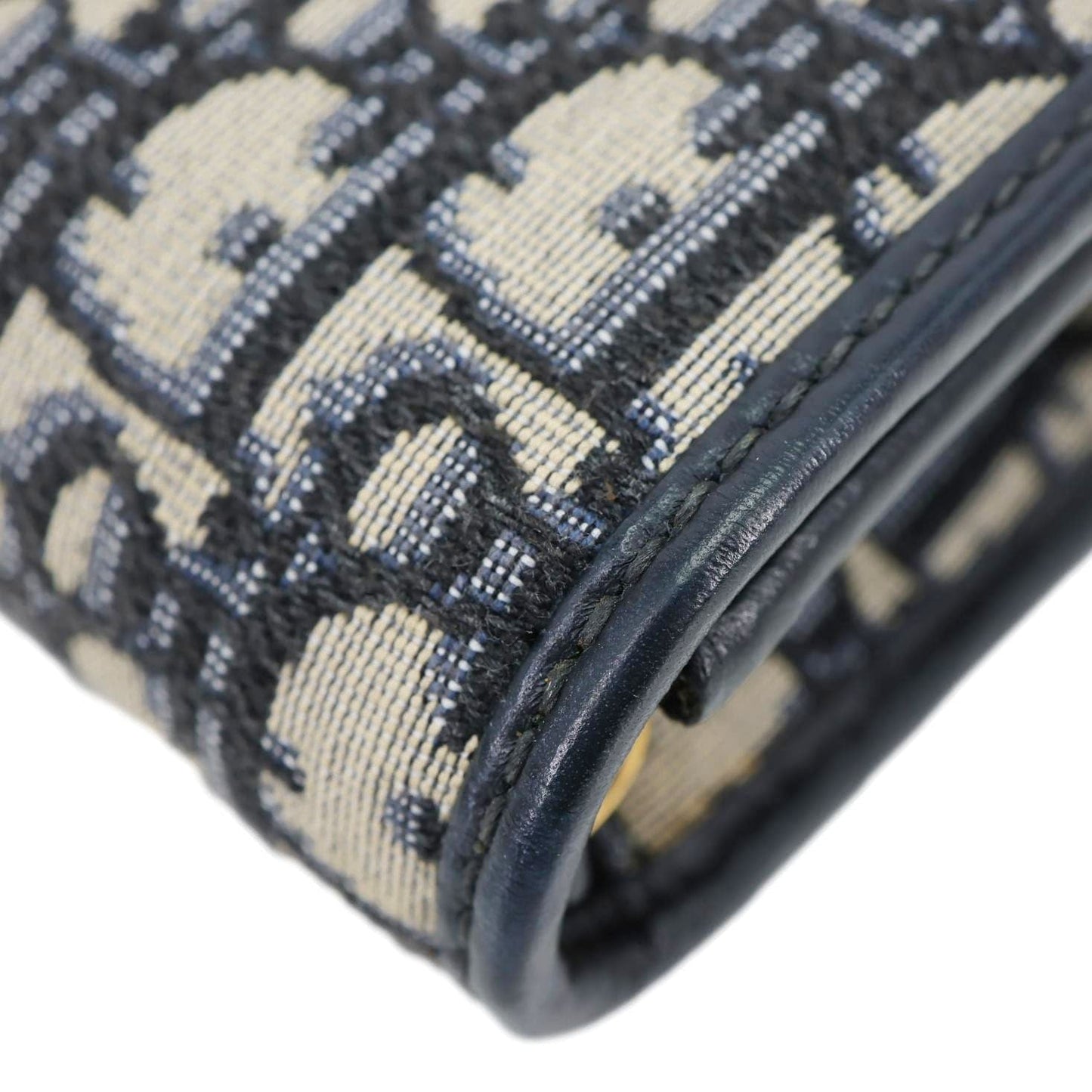 CHRISTIAN DIOR 30 Montaigne 2 In 1 Nano Jacquard Oblique Pouch Blue