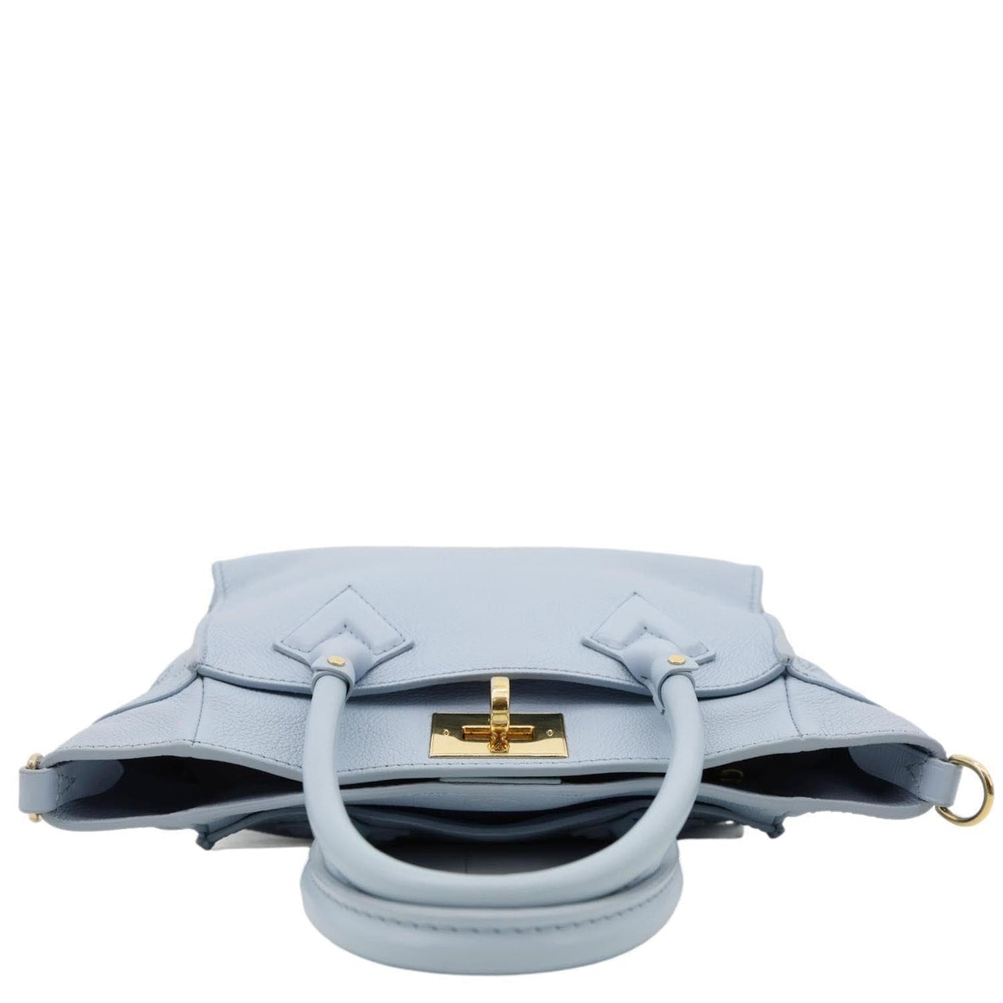 LOUIS VUITTON On My Side PM Monogram Mahina Leather Shoulder Bag Blue