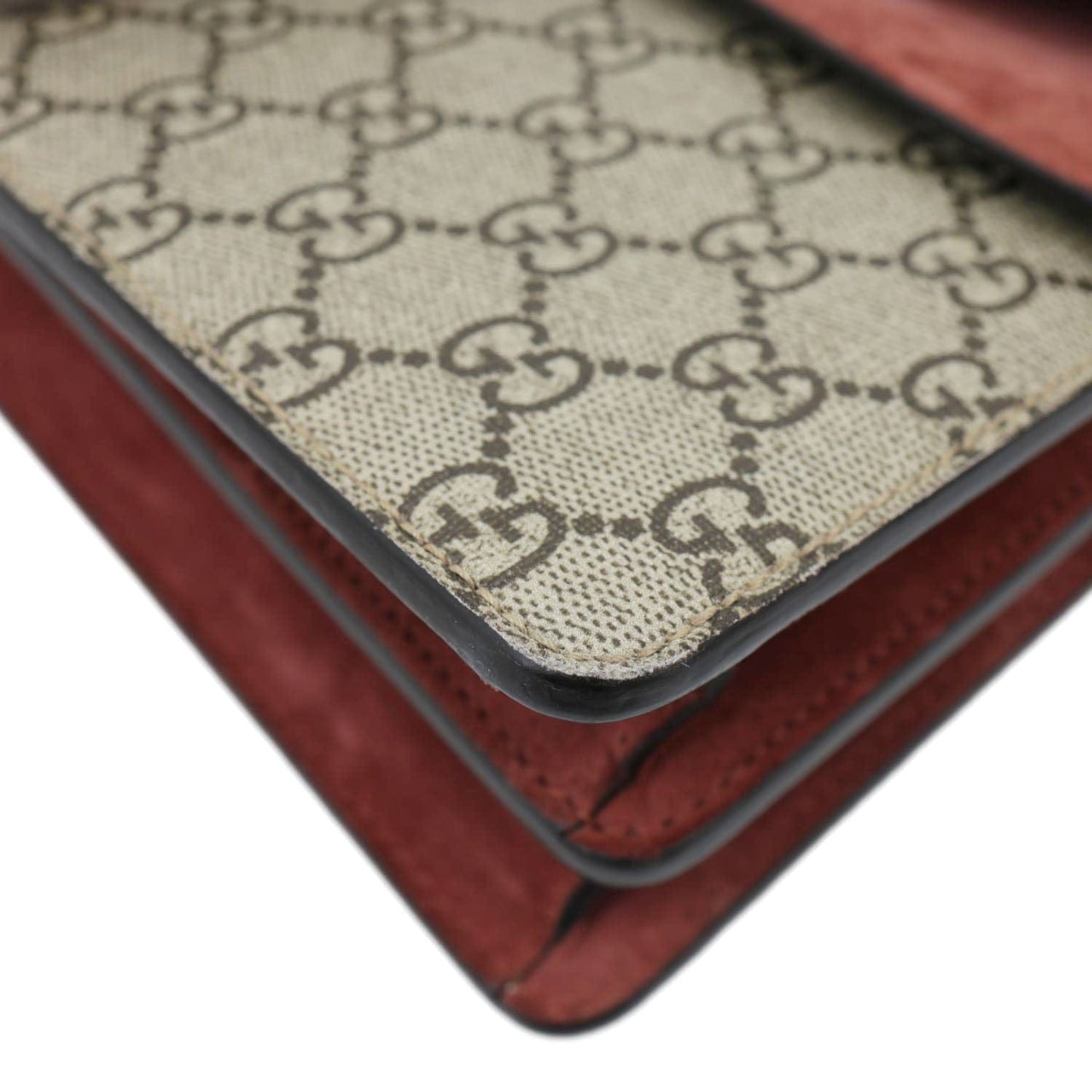 GUCCI Dionysus Small Blooms GG Supreme Canvas Shoulder Bag Beige 400249