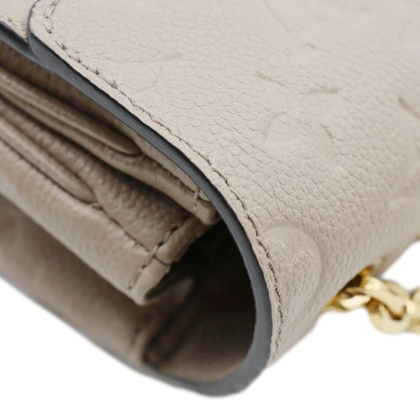 LOUIS VUITTON Marceau Monogram Empreinte Leather Shoulder Bag Beige