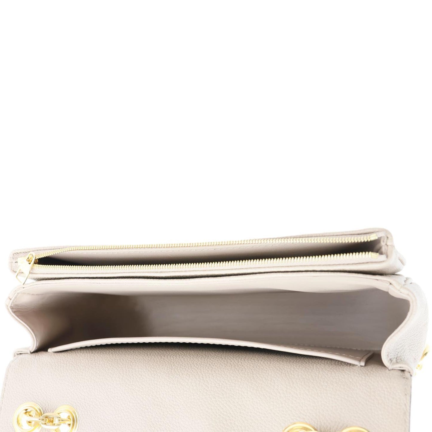 LOUIS VUITTON Marceau Monogram Empreinte Leather Shoulder Bag Beige