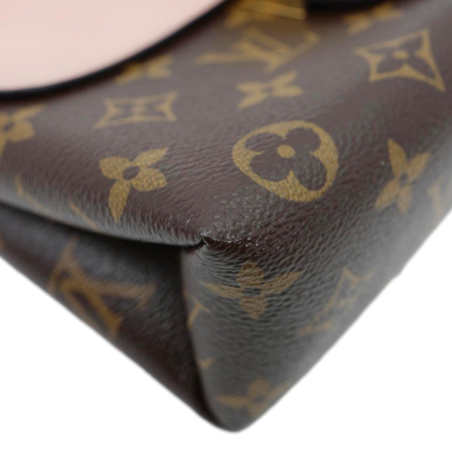 LOUIS VUITTON Locky BB Monogram Canvas Shoulder Bag Pink
