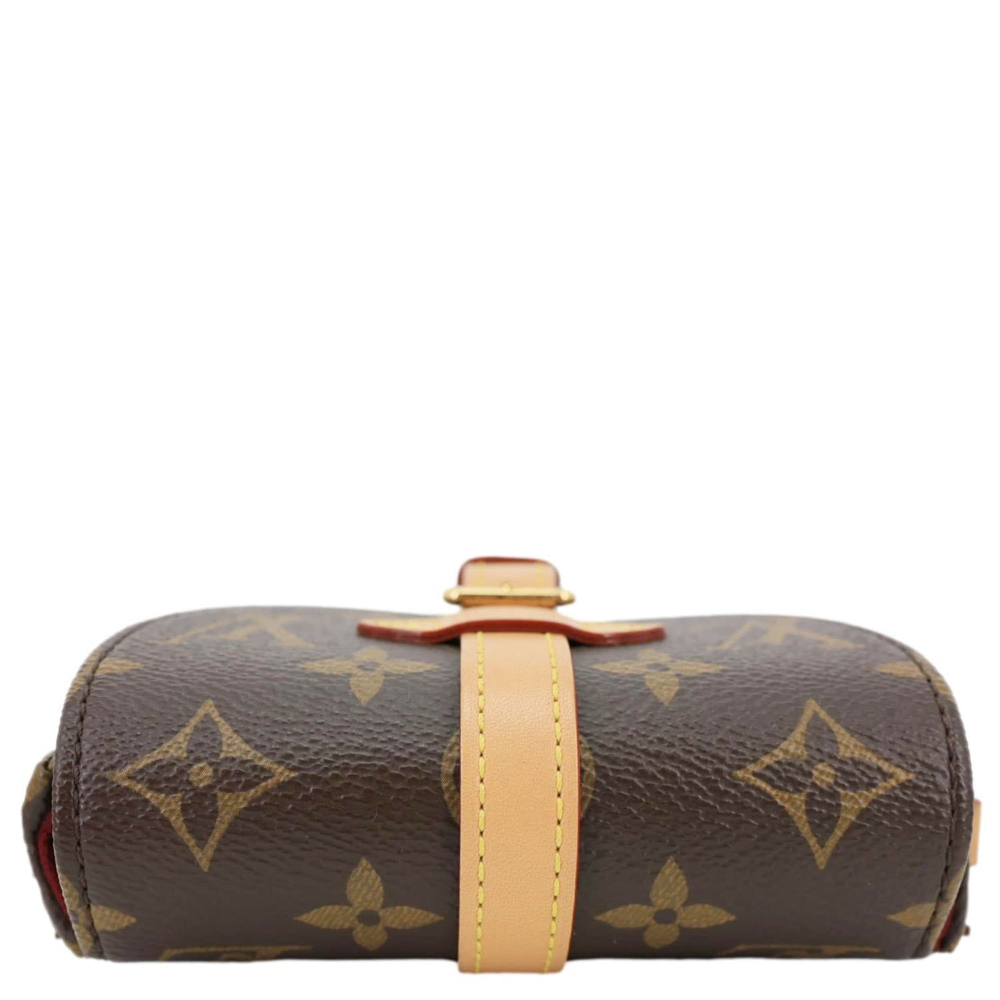 LOUIS VUITTON Micro Chantilly Monogram Canvas Shoulder Bag Brown