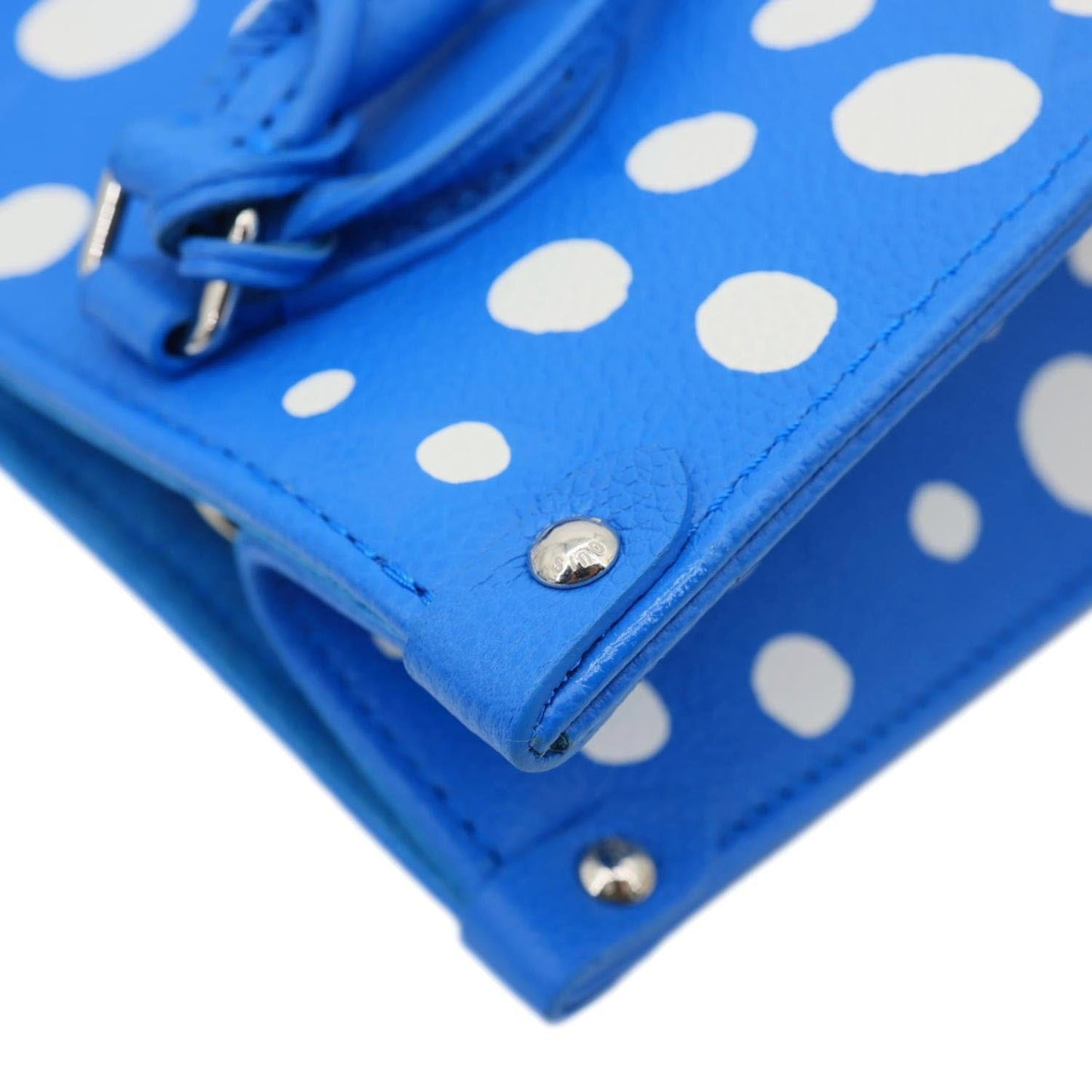 LOUIS VUITTON x Yayoi Kusama OnTheGo PM Monogram Empreinte Dots Leather Shoulder Bag Blue