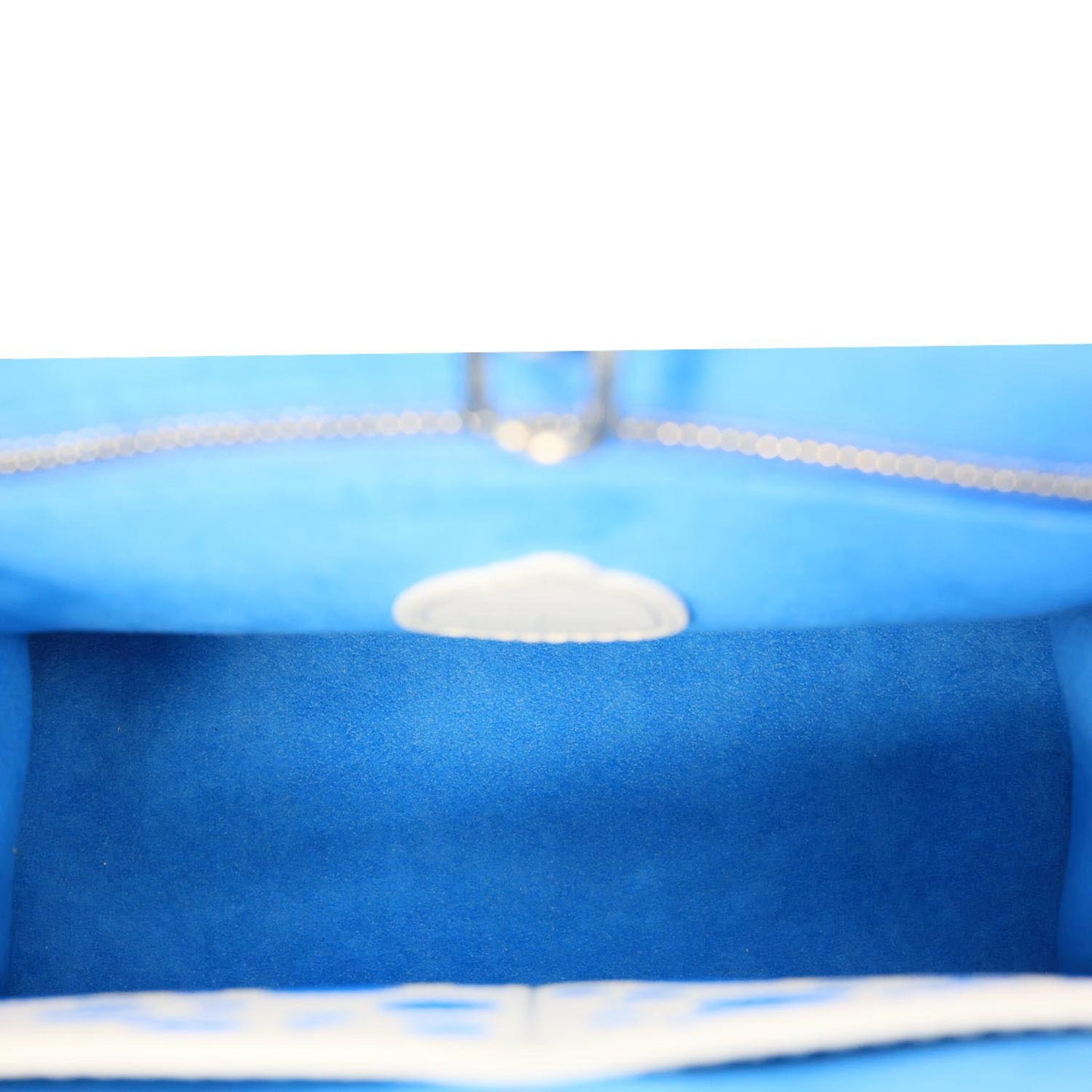 LOUIS VUITTON x Yayoi Kusama OnTheGo PM Monogram Empreinte Dots Leather Shoulder Bag Blue