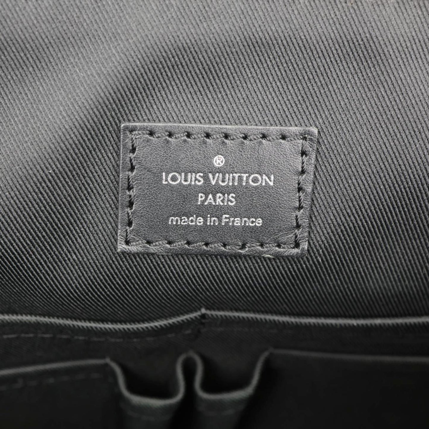 LOUIS VUITTON Christopher Monogram Macassar Messenger Bag Black
