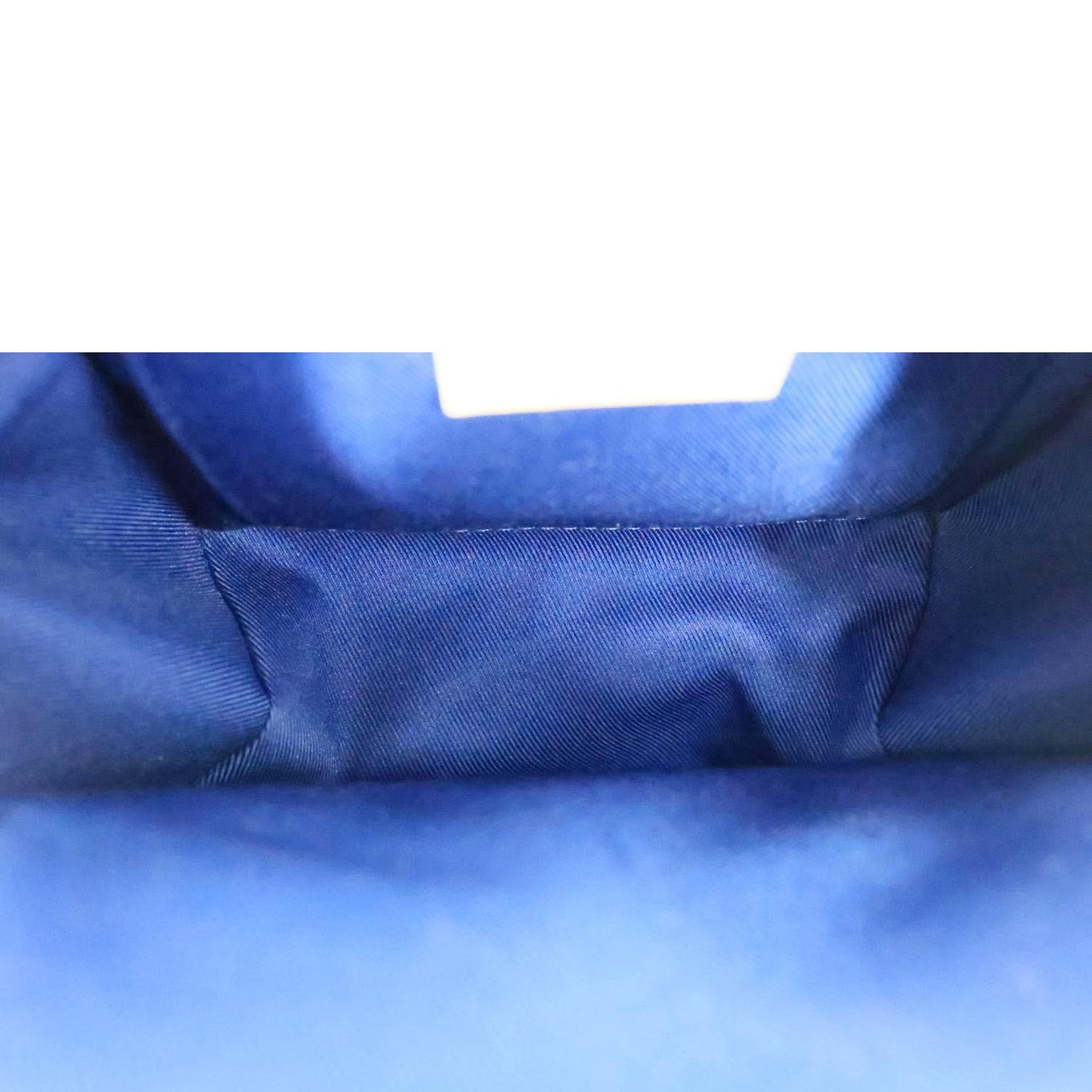 LOUIS VUITTON Palm Spring Mini Velvet Backpack Blue