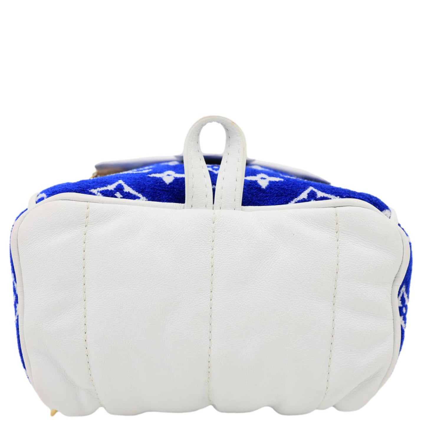 LOUIS VUITTON Palm Spring Mini Velvet Backpack Blue