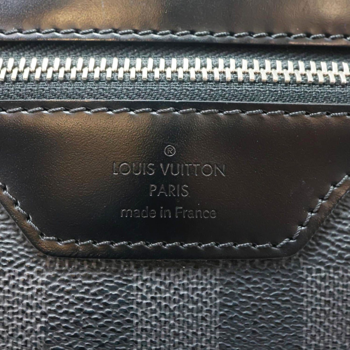 LOUIS VUITTON Mick Damier Graphite Shoulder Bag Black