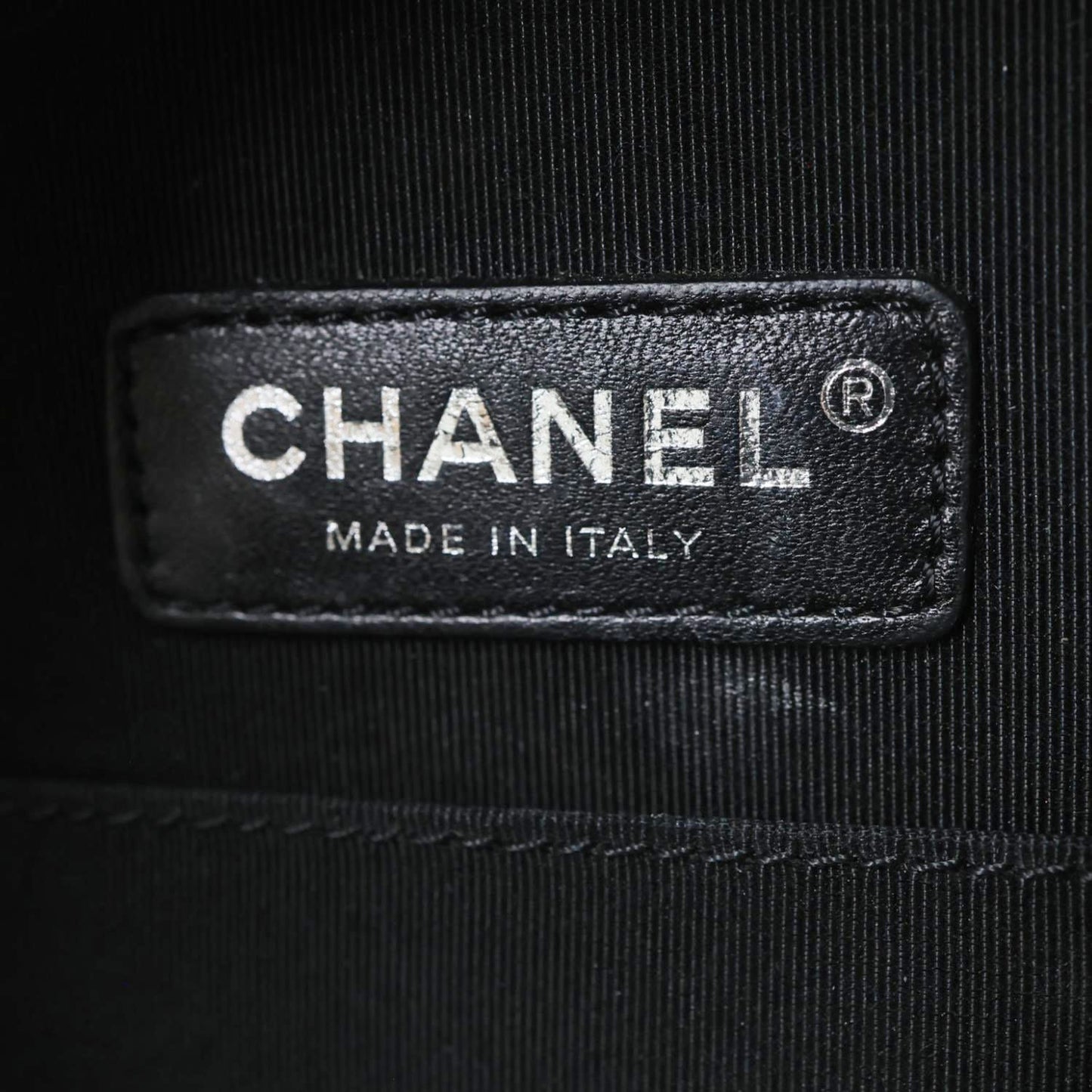 CHANEL Round as Earth Patent Leather Crossbody Bag Black