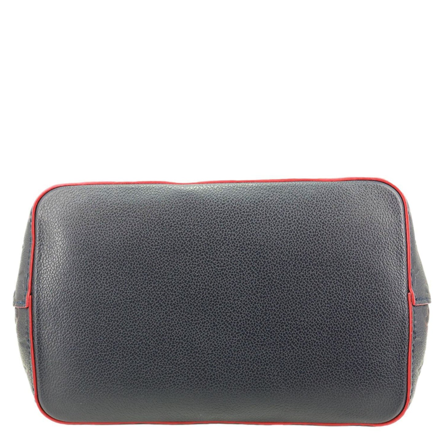 LOUIS VUITTON NeoNoe MM Monogram Empreinte Leather Shoulder Bag Navy Blue