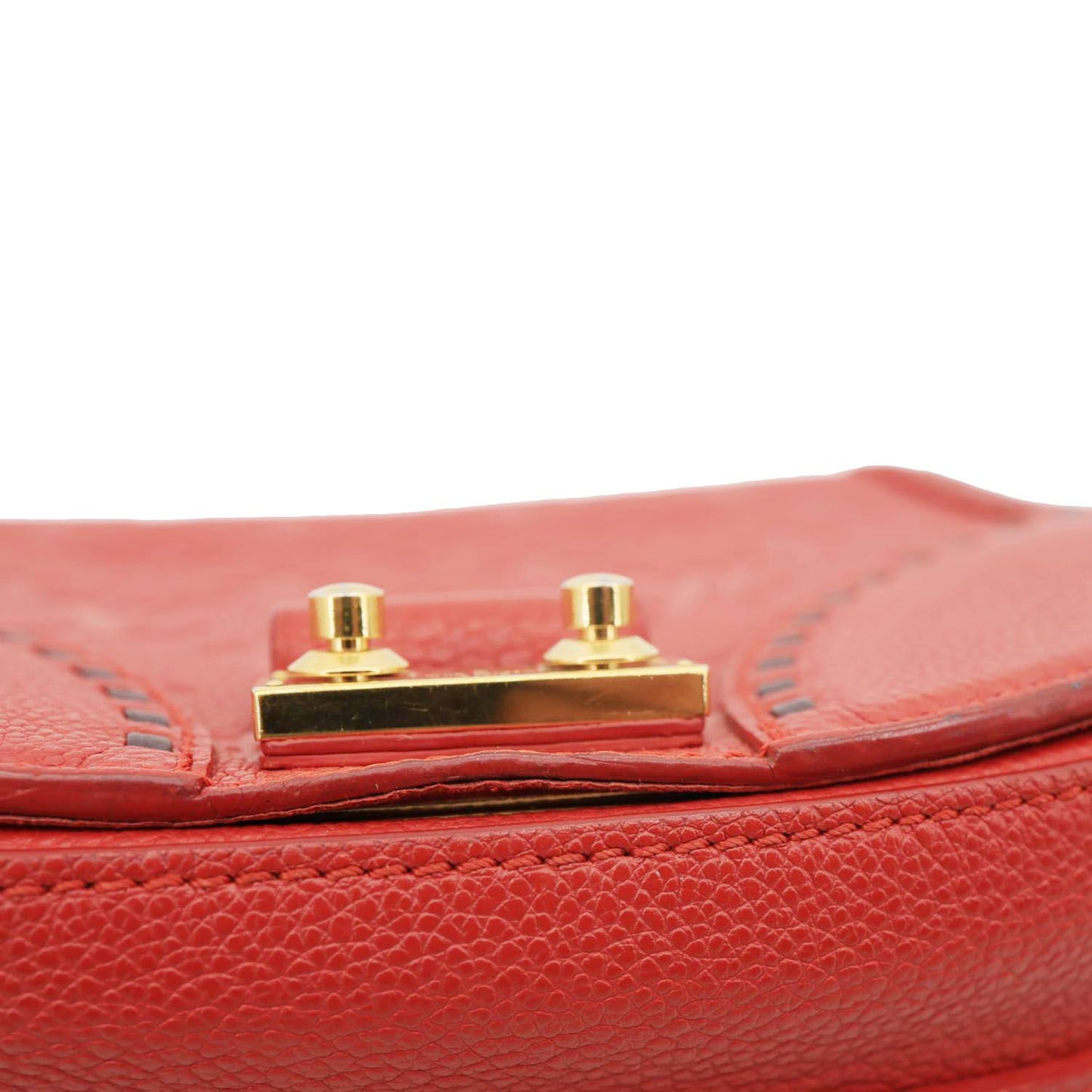 LOUIS VUITTON Junot Monogram Empreinte Leather Shoulder Bag Cherry