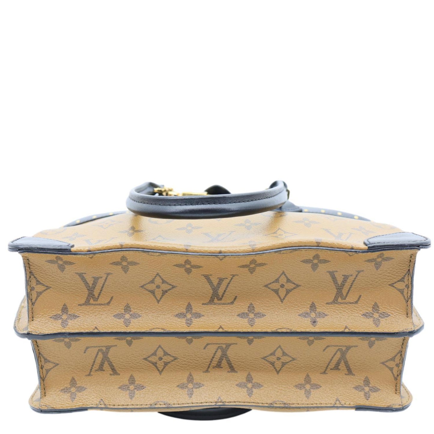 LOUIS VUITTON City Malle MM Reverse Monogram Shoulder Bag Black