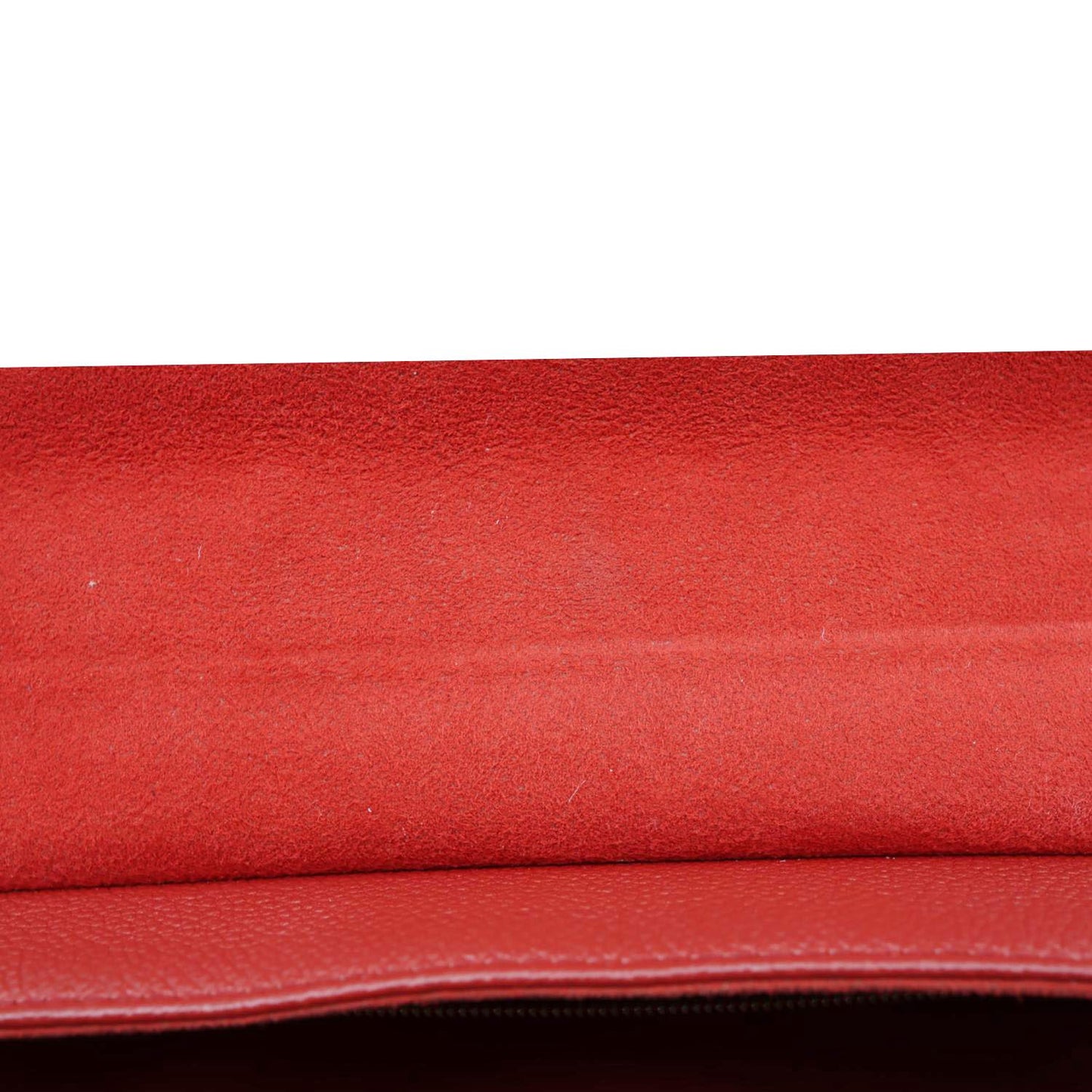 LOUIS VUITTON Saint Germain PM Monogram Empreinte Leather Shoulder Bag Red