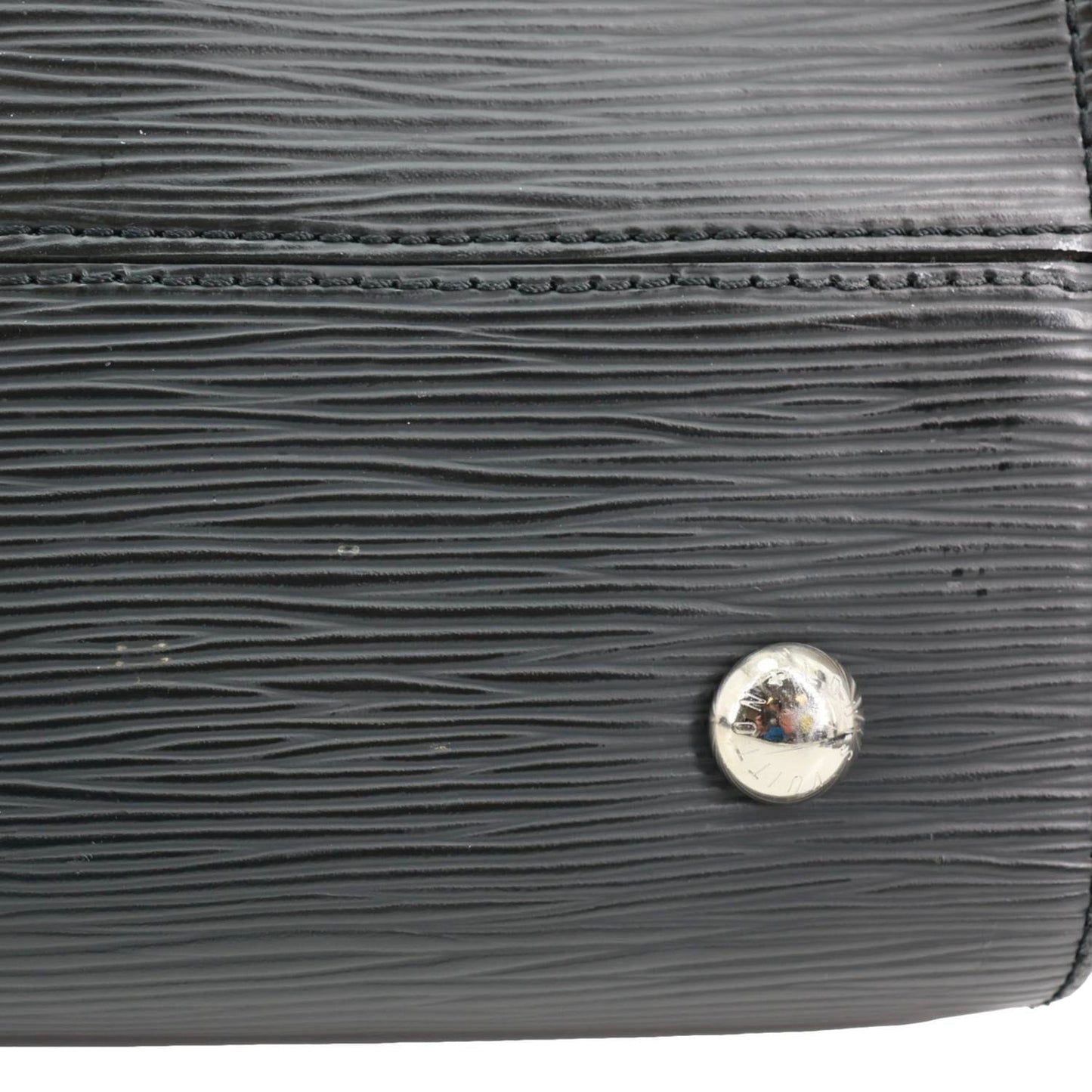 LOUIS VUITTON Marly MM Epi Leather Shoulder Bag Black