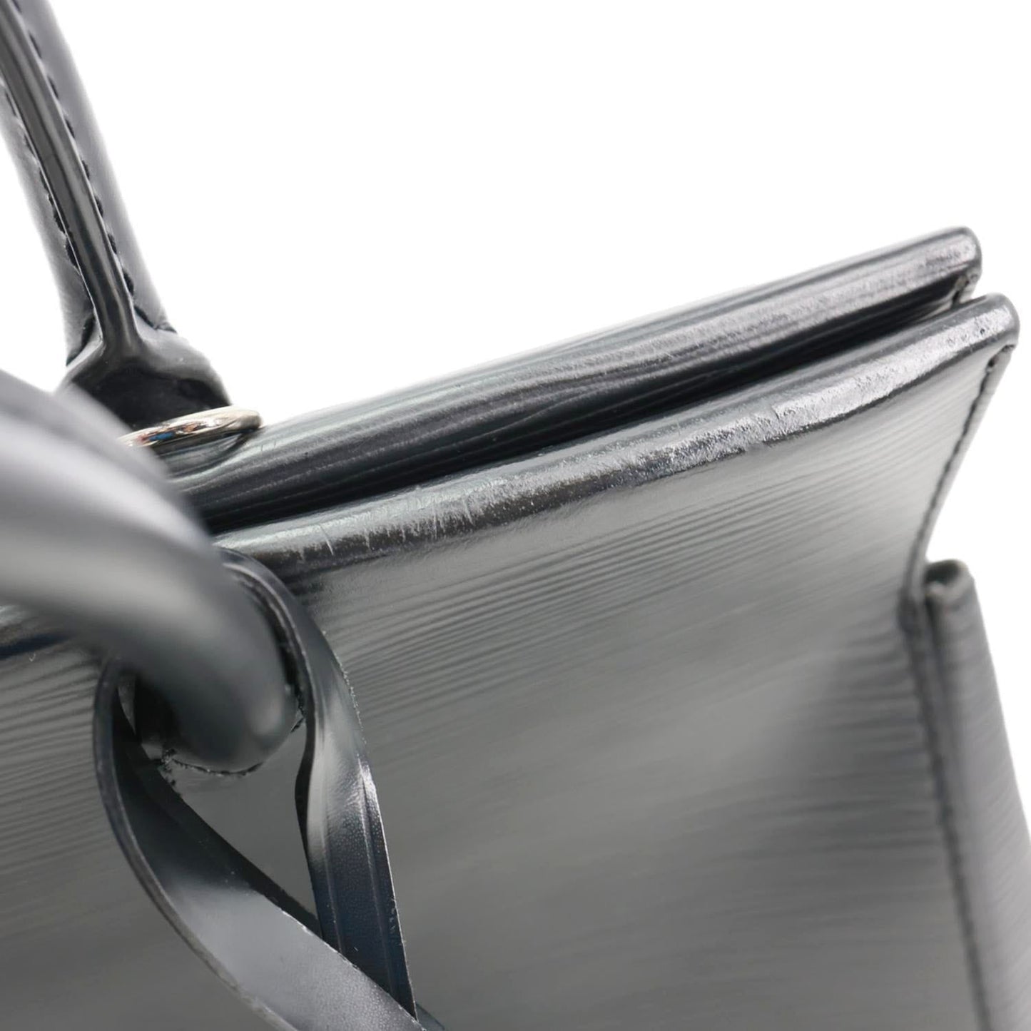 LOUIS VUITTON Marly MM Epi Leather Shoulder Bag Black