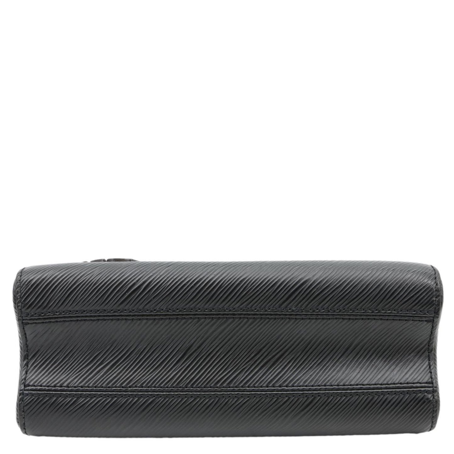 LOUIS VUITTON Twist Short Handle Epi Leather Crossbody Bag Black