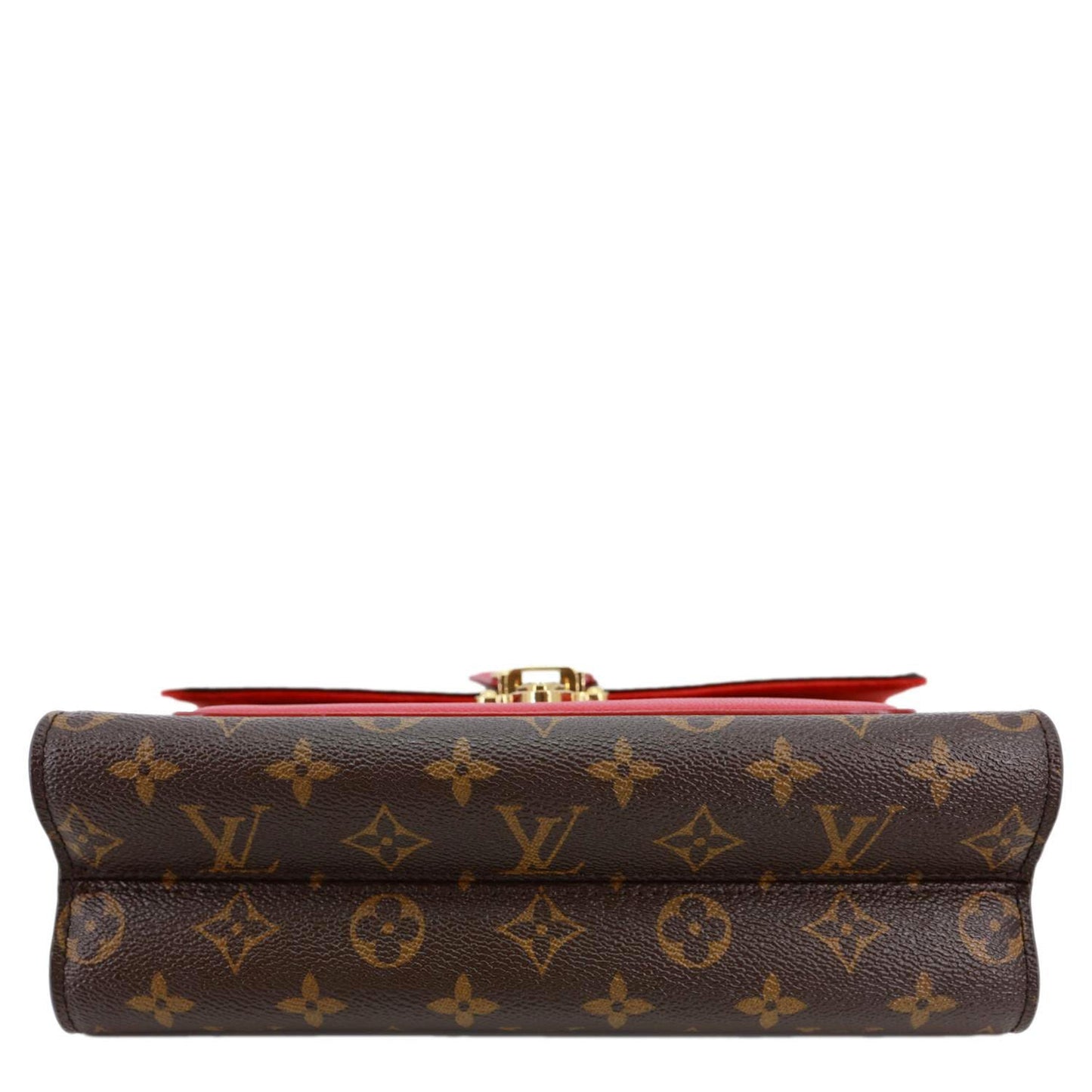 LOUIS VUITTON Victoire Monogram Canvas Shoulder Bag Cherry